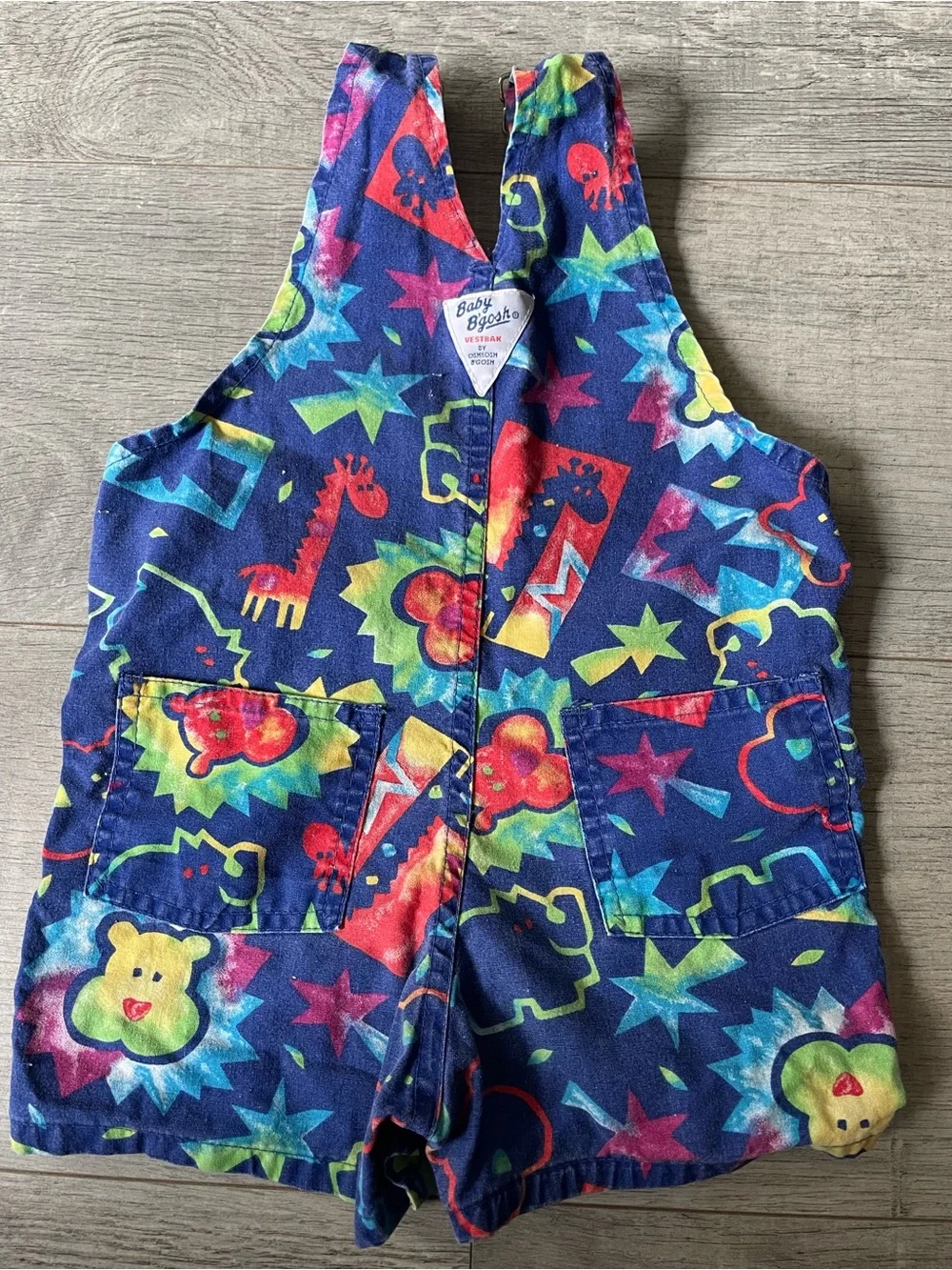 Rare Vintage Safari Animal Print Shortalls